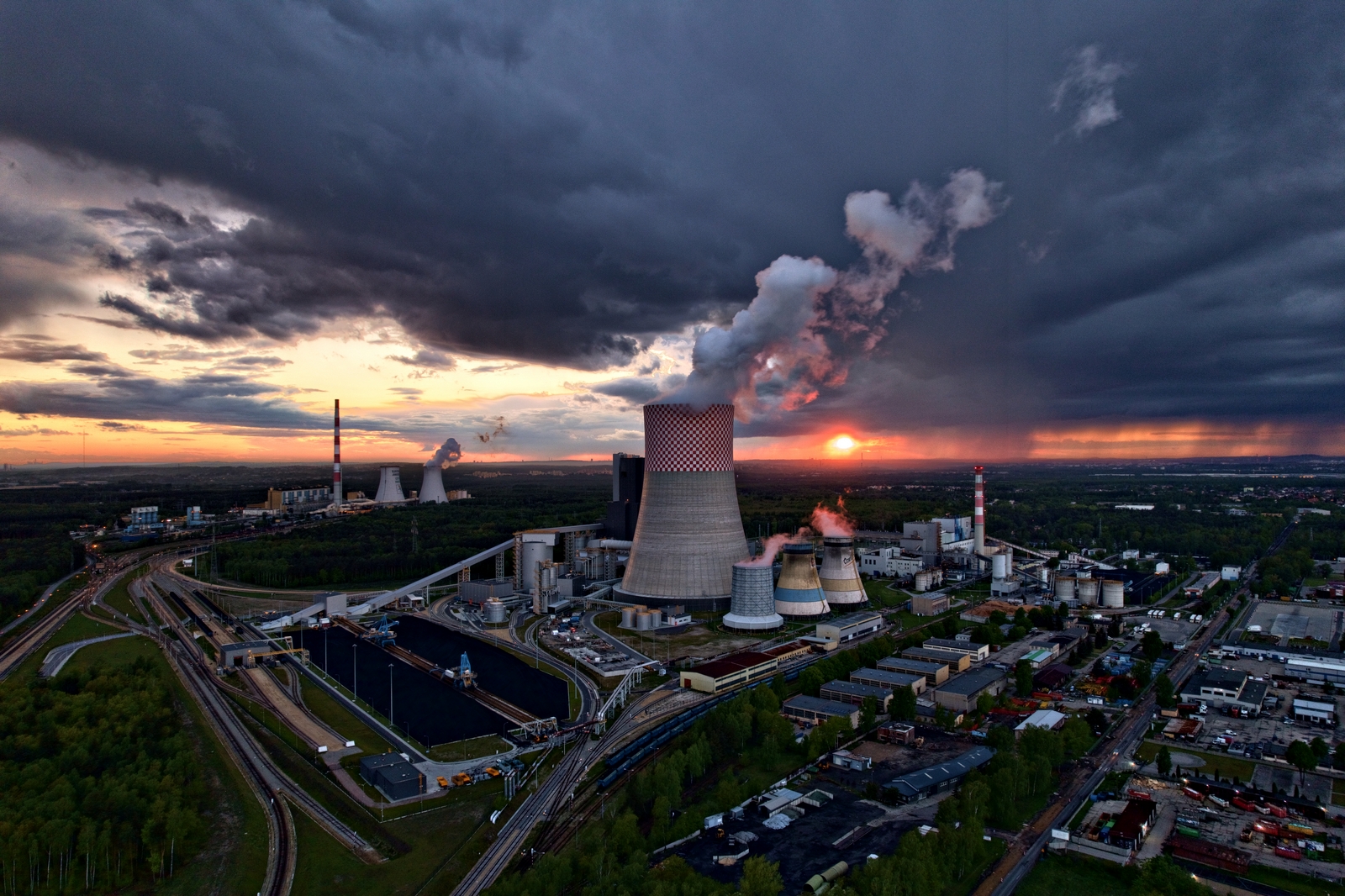 zdjecia z drona katowice